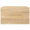 Nástěnný noční stolek dub sonoma 35 x 35 x 20 cm 829794