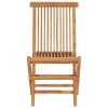 Skládací zahradní židle 2 ks masivní teak 41993