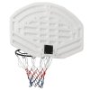 Basketbalový koš bílý 90x60x2 cm polyethylen 93663