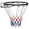 Basketbalová obroučka černá 39 cm ocel 93661