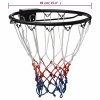 Basketbalová obroučka černá 39 cm ocel 93661