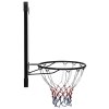 Basketbalový koš s průhlednou deskou 106x69x3 cm polykarbonát 93668