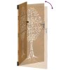 Zahradní branka 85 x 200 cm z cortenové oceli, design stromu 153213