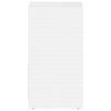 Koupelnová skříňka bílá lesklá 60 x 33 x 61 cm kompozitní dřevo 802648