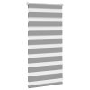 Roleta den a noc / Zebra / Twinroll 40x100 cm šedá 240183