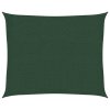 Plachta proti slunci 160 g/m² tmavě zelená 2,5 x 3 m HDPE 311452