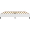 Rám postele bílá 200 x 200 cm umělá kůže 347270