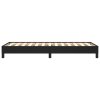 Rám postele černý 80 x 200 cm umělá kůže 346868
