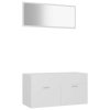 2dílná koupelnová sestava bílá kompozitní dřevo 804800