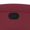 Polohovací křeslo vínové textil 371754