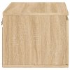 Nástěnný noční stolek s LED osvětlením dub sonoma 836830
