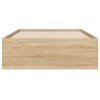 Rám postele se zásuvkami dub sonoma 100x200 cm kompozitní dřevo 3207289