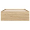 Rám postele se zásuvkami dub sonoma 90x190 cm kompozitní dřevo 3207324