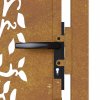 Zahradní branka 100 x 150 cm z cortenové oceli, design stromu 153163