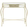 Odkládací stolek ve francouzském stylu kovový 82x39x76 cm zlatý 245936