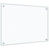 Kuchyňský panel průhledný 70 x 50 cm tvrzené sklo 249467