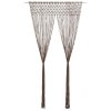 Macramé závěs taupe 140 x 240 cm bavlna 323979