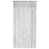 Macramé závěs antracitový 140 x 240 cm bavlna 323991