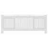 Kryt na radiátor MDF bílý 205 cm 325547