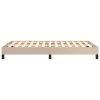 Rám postele cappuccino 120x200 cm umělá kůže 346897