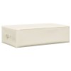 Úložné boxy 2 ks textil 70 x 40 x 18 cm krémové 332908