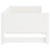 Výsuvná postel bílá masivní borovice 2x (80 x 200) cm 820258