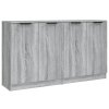 Příborníky 2 ks šedé sonoma 60 x 30 x 70 cm kompozitní dřevo 3115778
