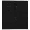 Kancelářská skříň černá 90 x 40 x 102 cm ocel 336407