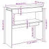 Konzolový stole dub sonoma 80 x 30 x 80 cm kompozitní dřevo 808317
