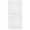 Rohová skříňka bílá 33 x 33 x 67 cm kompozitní dřevo 809017