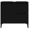 Koupelnová skříňka černá 65 x 33 x 60 cm kompozitní dřevo 819829
