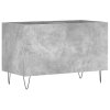 Skříňka na LP desky betonově šedá 74,5x38x48cm kompozitní dřevo 831728