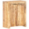 Příborník 59 x 33 x 75 cm hrubé mangovníkové dřevo 320212