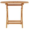 Skládací zahradní stůl 85 x 85 x 76 cm masivní teakové dřevo 47418