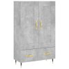 Skříň highboard betonově šedá 69,5x31x115 cm kompozitní dřevo 830304