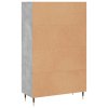 Skříň highboard betonově šedá 69,5x31x115 cm kompozitní dřevo 830304