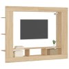TV skříňka dub sonoma 152 x 22 x 113 cm kompozitní dřevo 833724