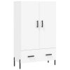 Skříň highboard bílá 69,5 x 31 x 115 cm kompozitní dřevo 828244