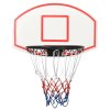 Basketbalový koš bílý 71x45x2 cm polyethylen 93664
