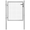 Zahradní branka pozinkovaná ocel 100 x 75 cm stříbrná 144755