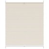 Plisovaná roleta 100 x 125 cm krémová 240642