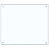 Kuchyňský panel průhledný 70 x 60 cm tvrzené sklo 249468