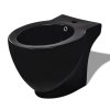 Keramické WC a bidet černé 270567