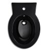 Keramické WC a bidet černé 270567