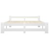Rám postele bez matrace Bílý masiv borovice 120x200 cm 322000