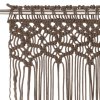Macramé závěs taupe 140 x 240 cm bavlna 323981