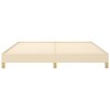 Rám postele bez matrace krémový 180 x 200 cm textil 346839