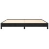 Rám postele bez matrace černý 200 x 200 cm samet 346996