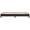 Rám postele černá 140 x 190 cm umělá kůže 346898