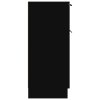 Příborník černý 30 x 30 x 70 cm kompozitní dřevo 811117